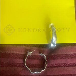 Kendra Scott Silver Hoop Earrings